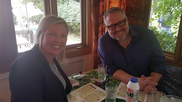 Alexandre Taillefer en visite dans le comté de Vaudreuil