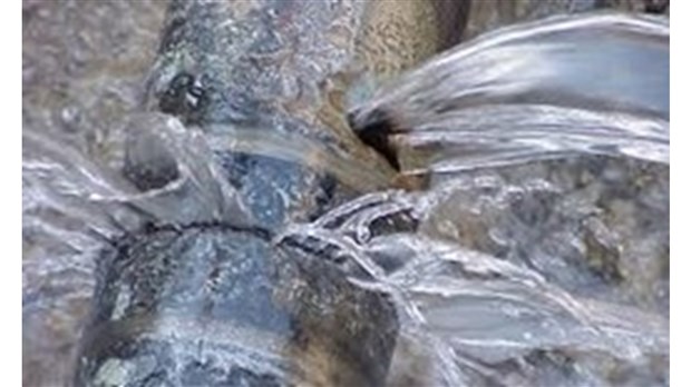 Coupure d’eau dans le secteur de la rue Saint-Pierre à Rigaud  