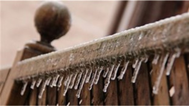 Pluie verglaçante attendue ce soir sur Vaudreuil-Soulanges