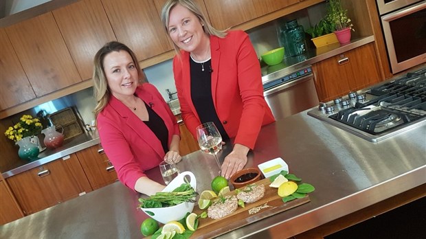 CUISINE-MOI : Patricia-Ann Beaulieu discute de politique et de tartare avec Marie-Claude Nichols