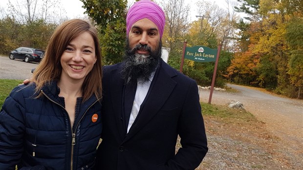 Jagmeet Singh s'arrête à Hudson