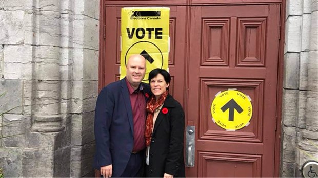 Marc Faubert a exercé son droit de vote plus tôt aujourd'hui 