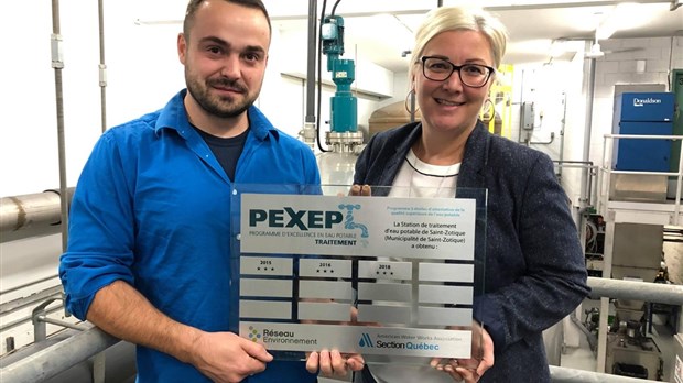 Saint-Zotique est récompensé pour la qualité de son eau