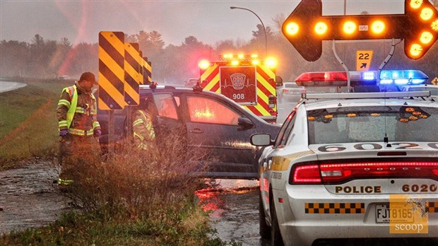 Sortie de route à Saint-Lazare