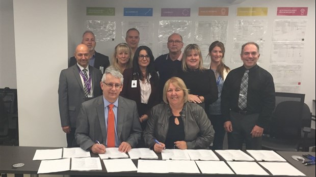 Signature des nouvelles dispositions locales entre le CISSS de la Montérégie-Ouest et l’APTS