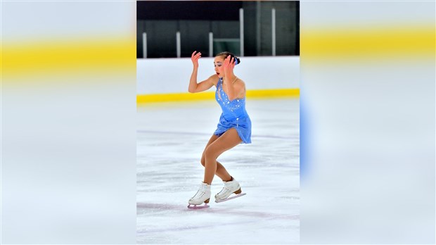 Une jeune patineuse de Saint-Lazare se classe pour les Championnats nationaux
