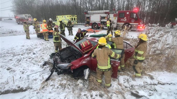 Fermeture de la route 201 à Coteau-du-Lac