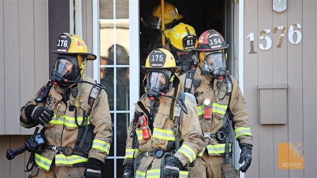 Incendie à Saint-Lazare : une dame est conduite à l'hôpital