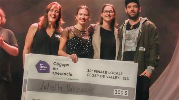 Une jeune campivallensienne remporte la finale locale de Cégeps en spectacle 
