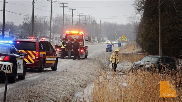Deux accidents à moins d'une heure d'intervalle dans Vaudreuil-Soulanges