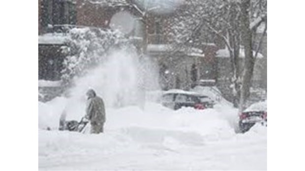 Tempête hivernale: entre 20 et 40 cm de neige attendus sur la région cette semaine 