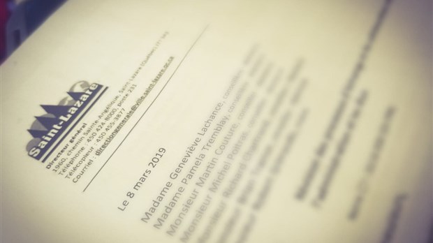 «...Une escalade de l'agressivité et du mépris envers l'administration s'observe donc aisément...» - Serge Tremblay, DG à la Ville de Saint-Lazare