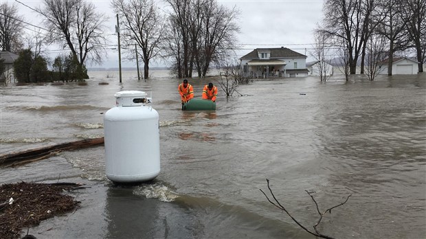 Les pompiers de Hudson sont bien présents sur le terrain