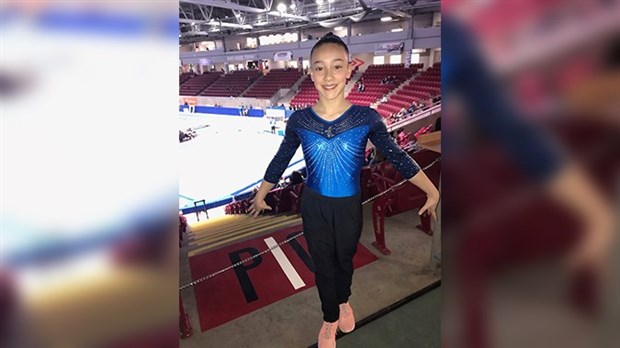Éva-Rose Lupien fait rayonner Gymini, à l'Île-du-Prince-Édouard
