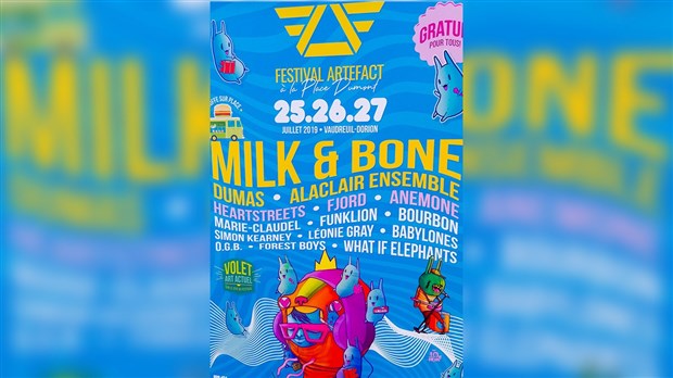 Dumas, Milk and Bone et Alaclair Ensemble sont parmi les têtes d'affiche du Festival Artefact