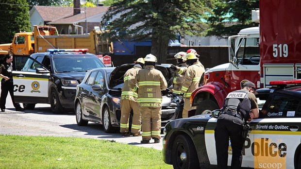 Accident : circulation au ralentie à Saint-Clet