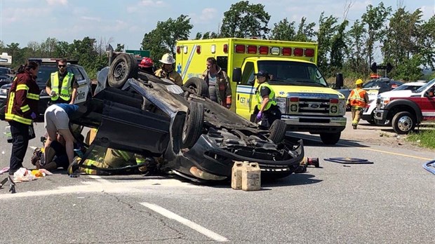Réouverture de l'autoroute 40 à Vaudreuil-Dorion