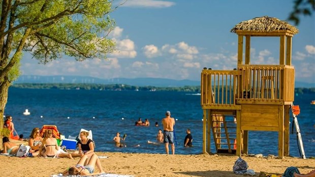 Il fait beau et chaud, tout le monde à l'eau