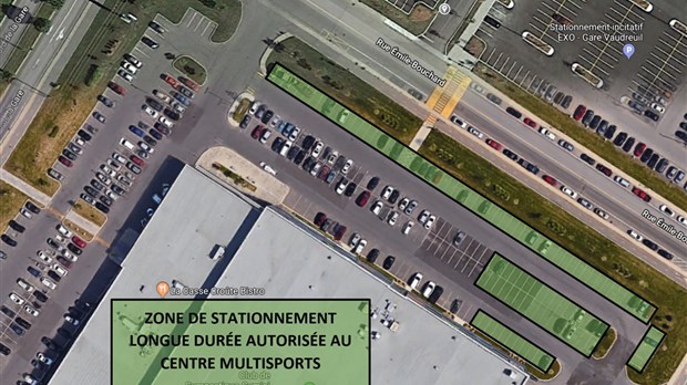 De nouveaux espaces de stationnement sont disponibles près de la gare de Vaudreuil