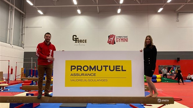 Le Club Gymini peut désormais compter sur l’appui de Promutuel Assurance Vaudreuil-Soulanges