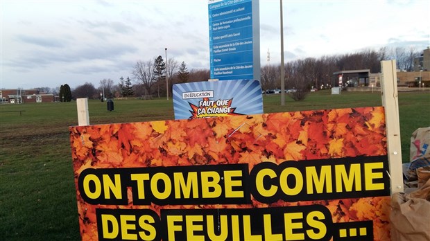 Action de visibilité: le Syndicat du personnel de soutien des Trois-Lacs interpelle le CSSTL