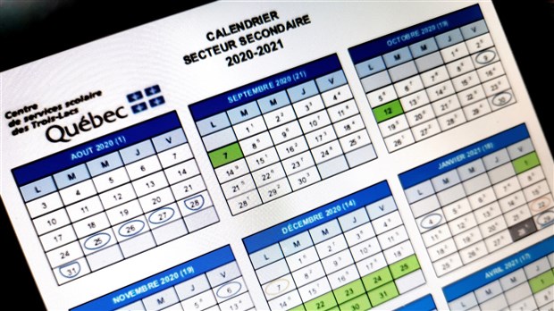 Le Centre de services scolaires des Trois-Lacs revoit son calendrier 
