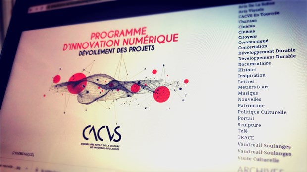Trois projets culturels numériques verront le jour dans Vaudreuil-Soulanges