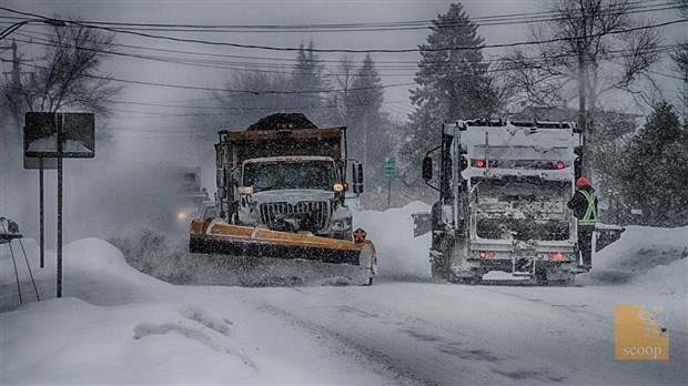 Vaudreuil-Soulanges maintenant tout blanc !