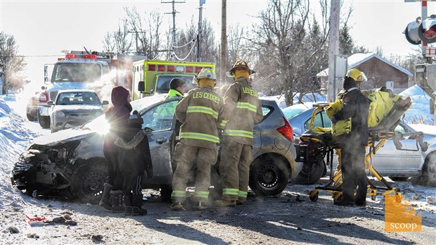 Collision sur le chemin St-Féréol
