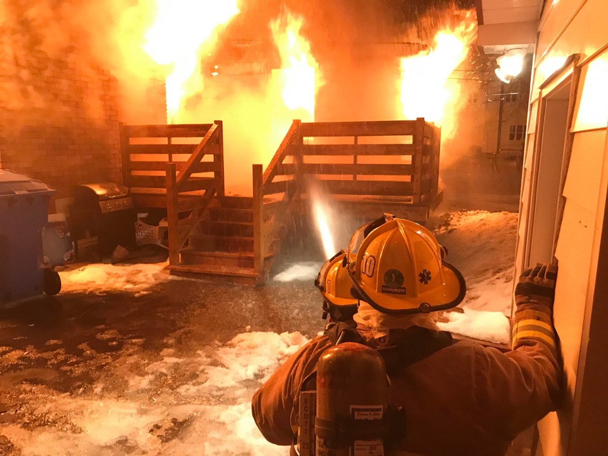 Violent incendie à SainteMarthe