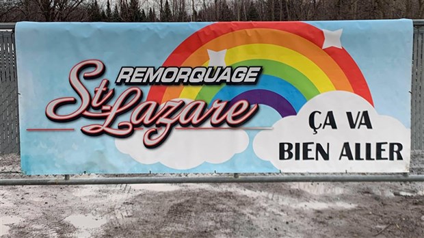 Arc-en-ciel géant pour en faire sourire plus d’un