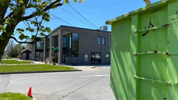 Travaux majeurs à la succursale Desjardins de Saint-Zotique 