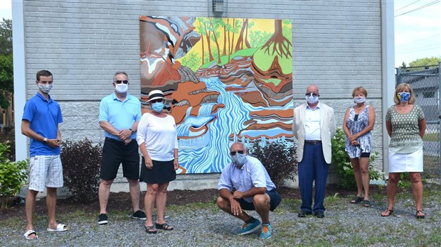 Embellissement par l'art d'une station de pompage à Pincourt 