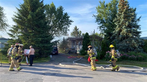 Un incendie endommage une maison de Saint-Clet