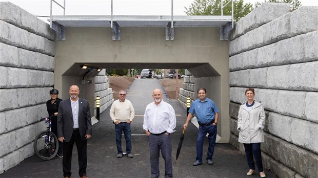 Le nouveau tunnel de EXO est inauguré à Vaudreuil-Dorion 