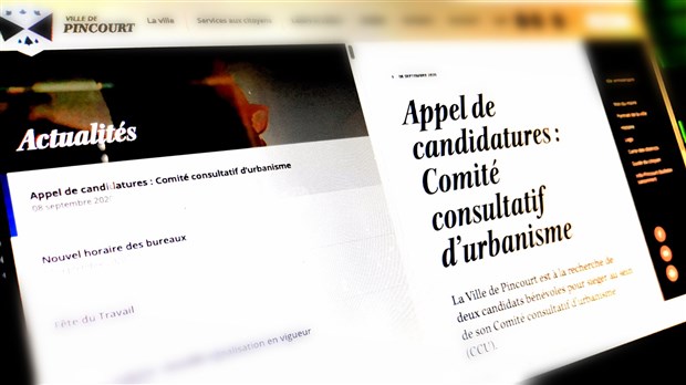 Appel de candidatures : Comité consultatif d’urbanisme de la Ville de PIncourt