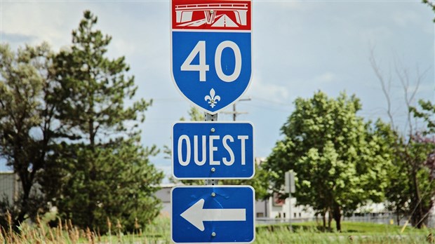 Fermeture de l'autoroute 40 dans l'Ouest-de-l'Île