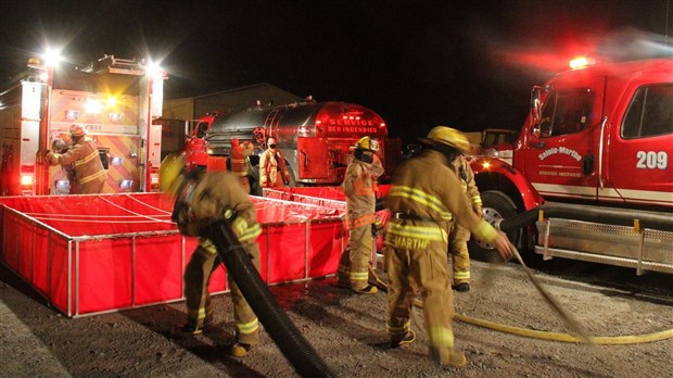 Une pratique importante pour les pompiers de Sainte-Marthe