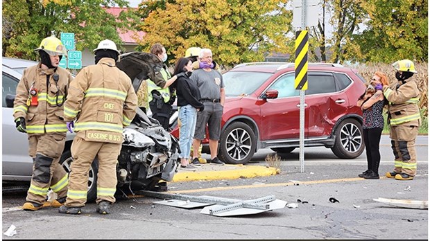 Pas de blessés dans une collision matérielle à Saint-Clet 