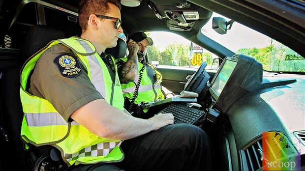 La SQ a remis 67 contraventions pour vitesse hier dans Vaudreuil-Soulanges 