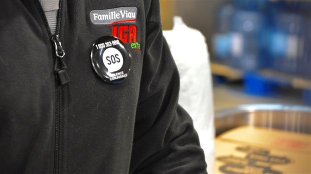 Un projet-pilote dans les commerces pour soutenir les victimes de violence conjugale
