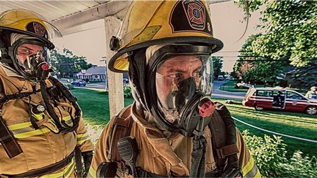 Quatre services incendie de la région en intervention au Restaurant Mon Village 