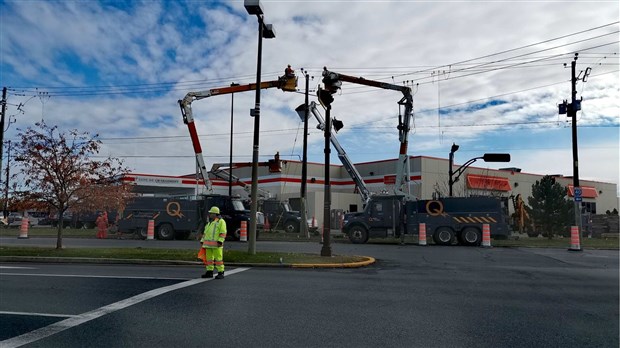 Une panne électrique affecte des feux de circulation à Vaudreuil-Dorion 