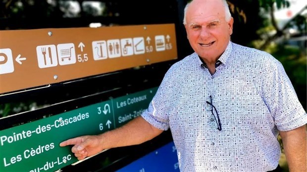 Bernard Daoust bat Raymond Larouche à Les Cèdres