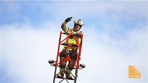 C'est l'Échelle-O-thon des pompiers du Service des incendies de la Ville de Pincourt