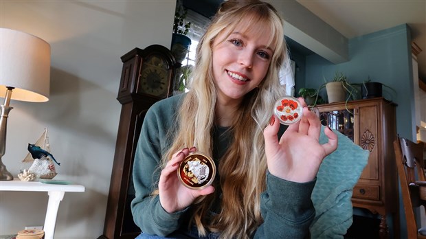 Une artiste de Saint-Lazare se cache derrière des pièces de monnaie de collection