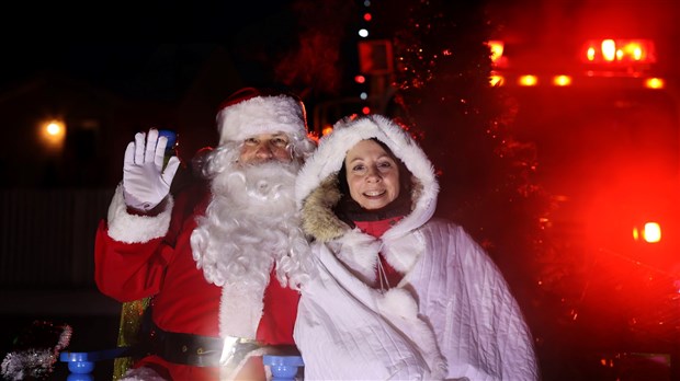 Après Saint-Polycarpe, le père Noël était de passage à Saint-Clet samedi