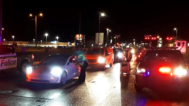 Un conducteur arrêté à Pincourt pour une conduite avec les capacités affaiblies 
