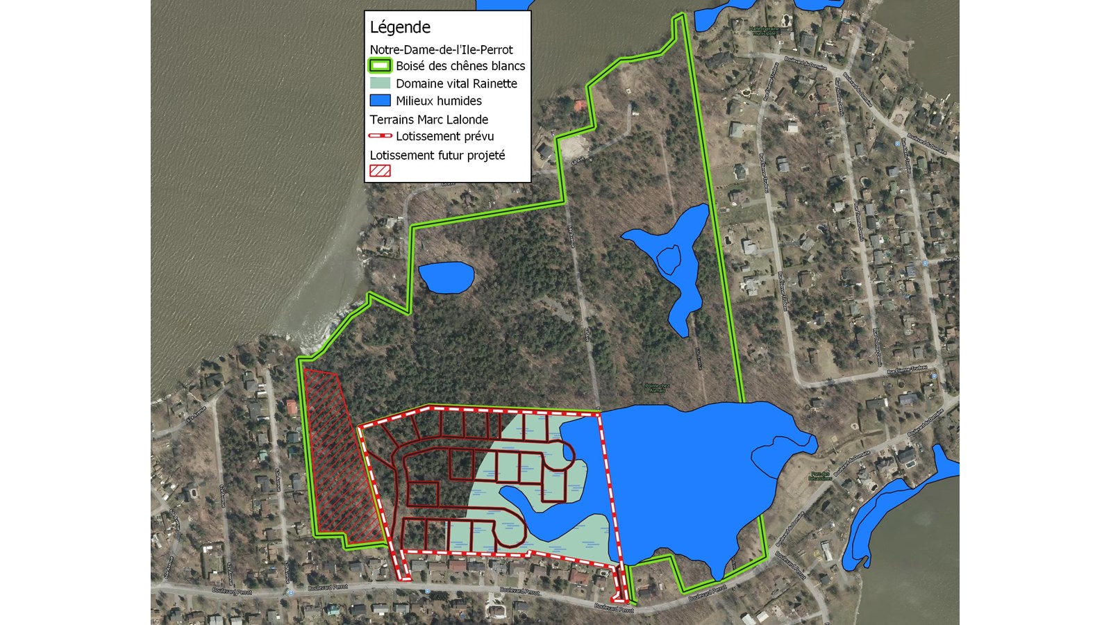 Un boisé est au coeur d'une mobilisation citoyenne à NotreDamedel'ÎlePerrot