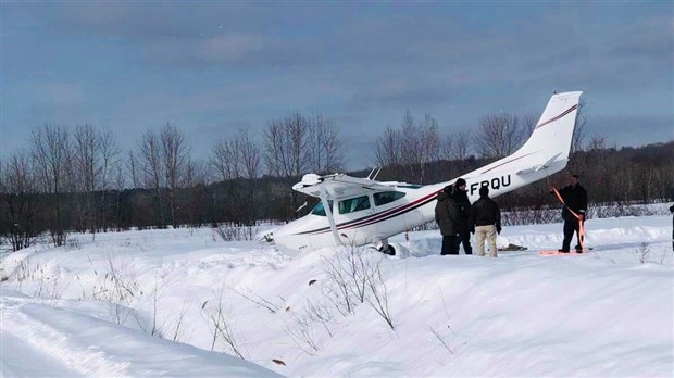 Sortie de piste à l’aéroport de Saint-Lazare